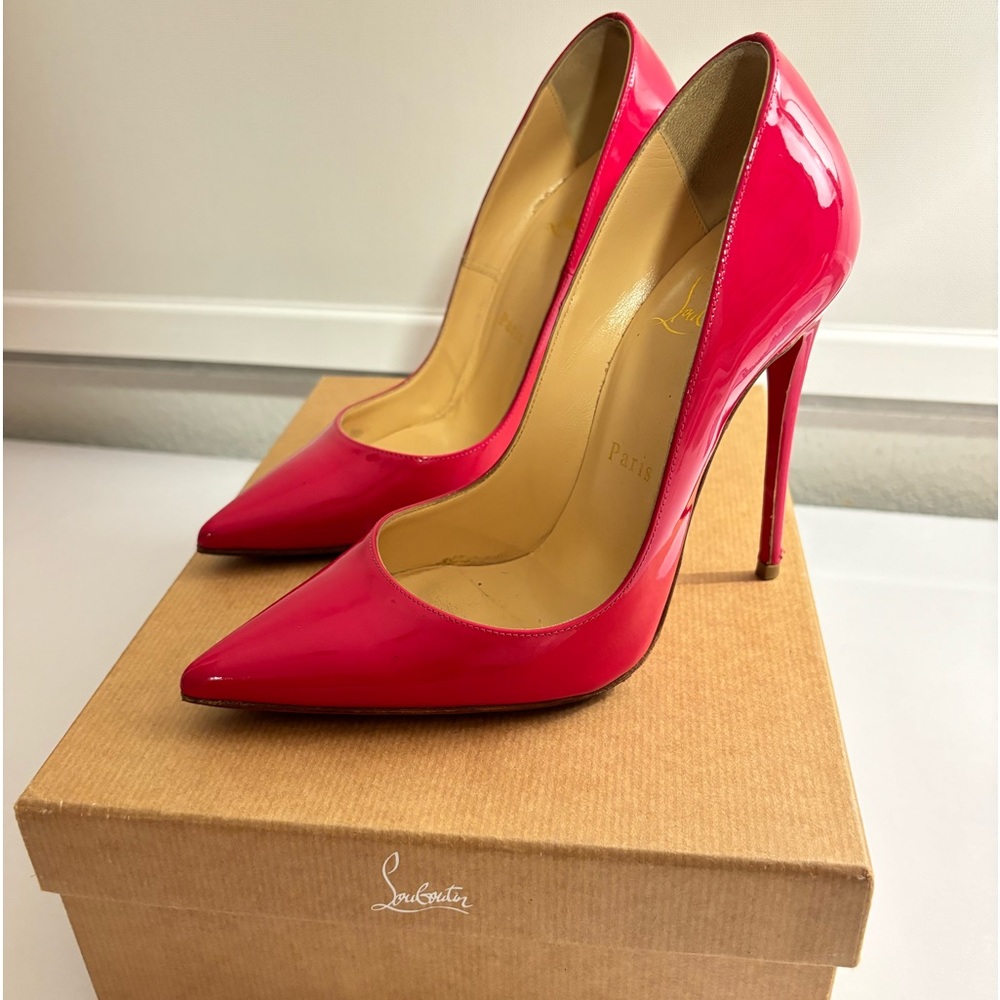 So Kate 120MM Patent Pump in Hot Pink. Size: 35.5 💋♥️